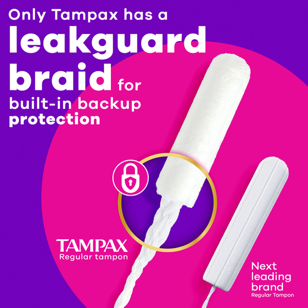 TAMPAX Tampons, Regular/Super/Super Plus