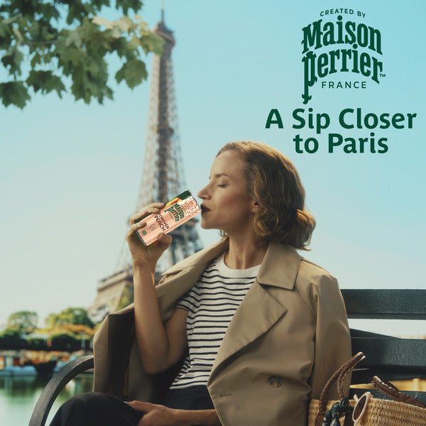 Maison Perrier Forever Peach Flavored Sparkling Water