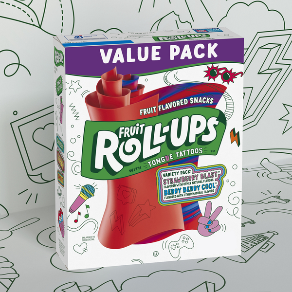 Fruit Roll-Ups Fruit Flavored Snacks Variety Value Pack