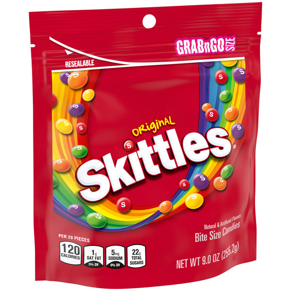 Skittles Original Chewy Candy Grab N Go