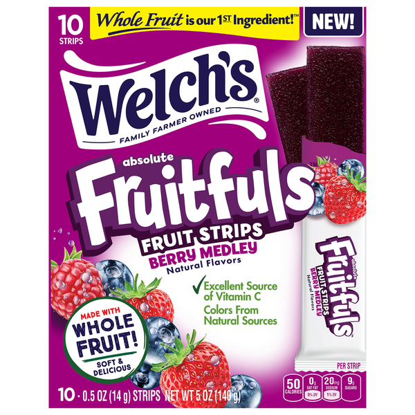 Welch's Berry Medley Fruit Strips