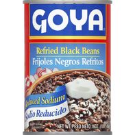 Goya Black Beans, Refried, Reduced Sodium️