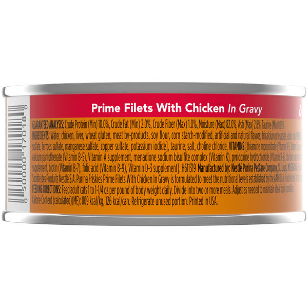 Purina Friskies Gravy Wet Cat Food, Prime Filets With Chicken