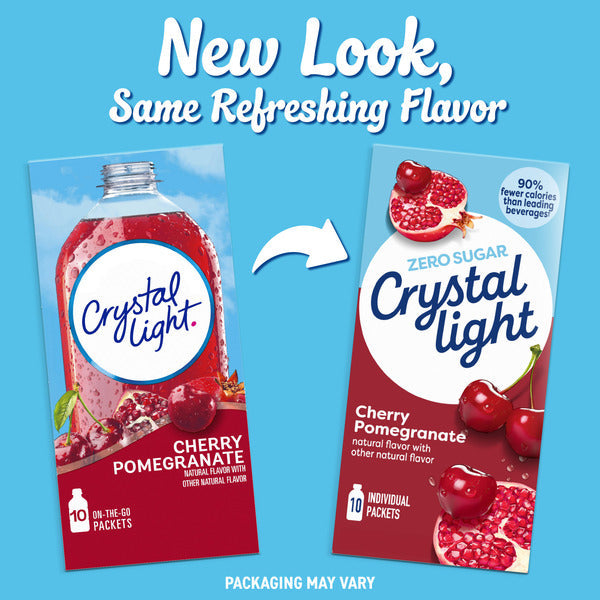 Crystal Light Cherry Pomegranate Powdered Drink Mix