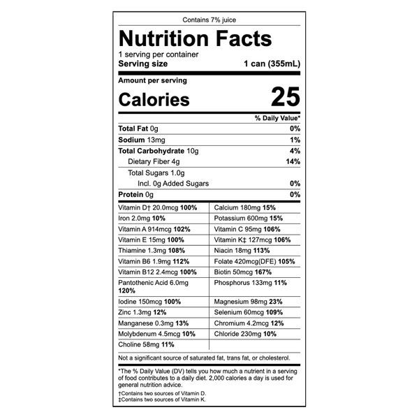 Huel Daily Greens Ready To Drink, Peach Hibiscus