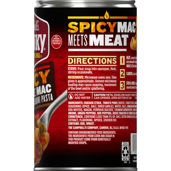 Campbell's Spicy Sausage Mac Soup