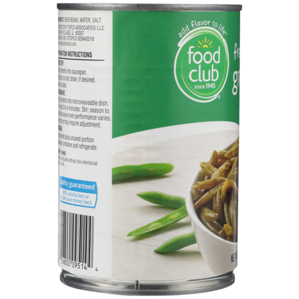 Food Club French Style Green Beans
