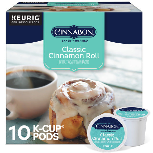 Cinnabon Classic Cinnamon Roll Coffee K-Cup Pods
