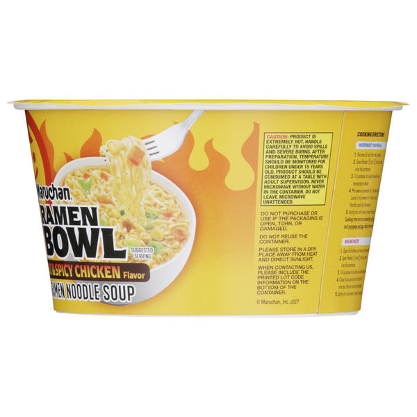 Maruchan Ramen Bowl, Hot & Spicy Chicken