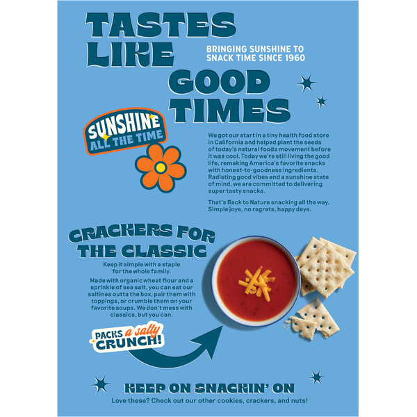 Back to Nature Organic Classic Saltine Crackers