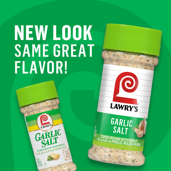 LAWRY'S Coarse Ground with Parsley Garlic Salt