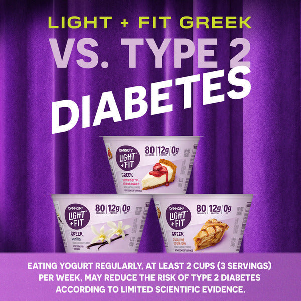 Dannon Light + Fit Pumpkin Pie Greek Fat Free Yogurt
