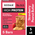 RXBAR High Protein Strawberry Peanut Butter Bars, Gluten Free, 5 Count
