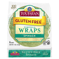Toufayan Bakeries Spinach Gluten Free Tortilla Wraps