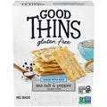 GOOD THINS Sea Salt & Pepper Rice Snacks Gluten Free Crackers, Snack Crackers 7 oz