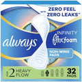 Always Infinity Super Sanitary Pads Non-Wings️
