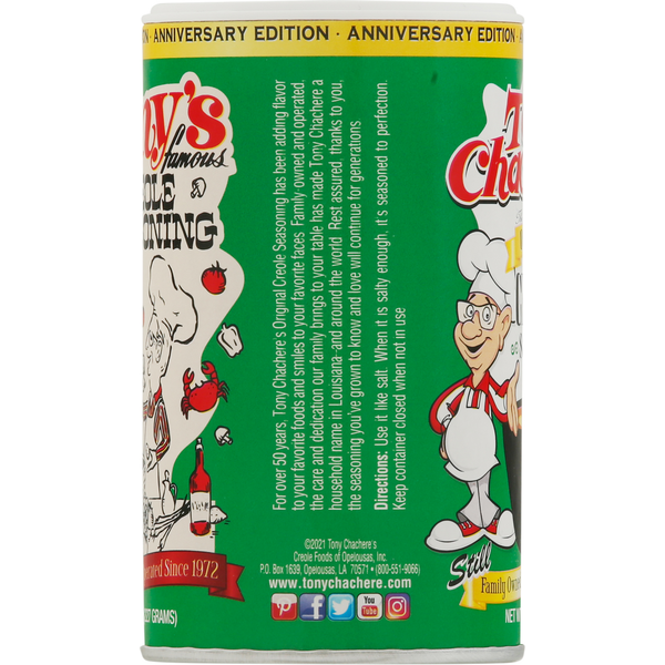 Tony Chachere's Creole Seasoning, Original