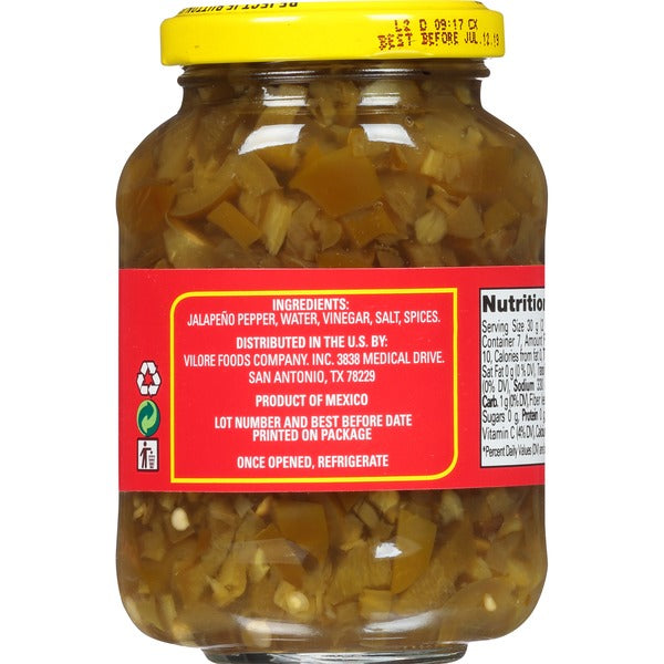 La Costeña Diced Jalapeno Peppers