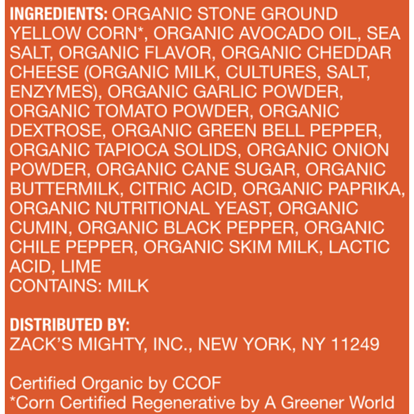 Zack's Mighty Avocado Oil Tortilla Chips