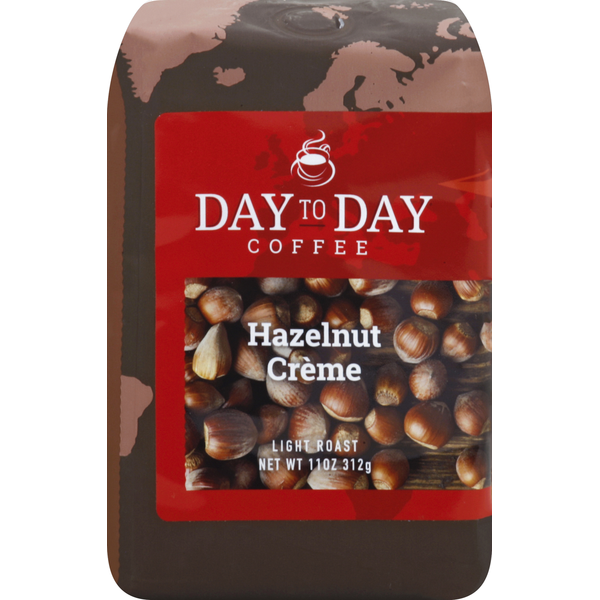 Day to Day Coffee, Light Roast, Hazelnut Creme