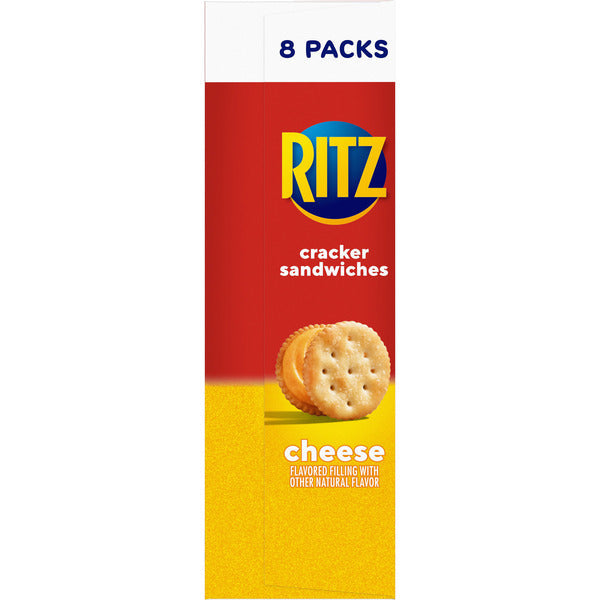 Ritz Cheese Sandwich Crackers, Lunch Snacks, Snack Packs 11 oz