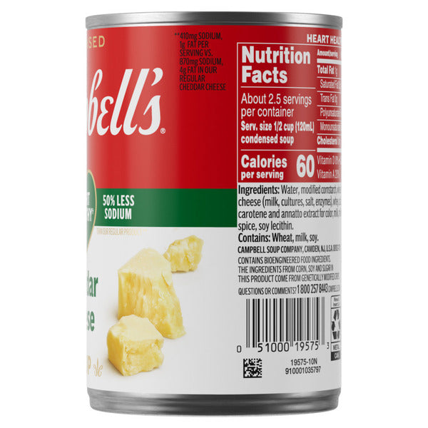 Campbell's Heart Healthy Cheddar Cheese Soup