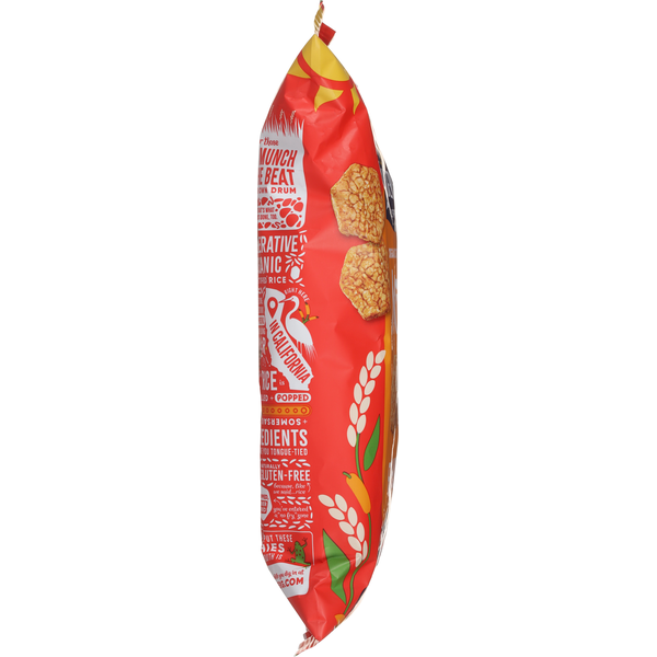 Lundberg Family Farms Rice Cakes, Organic, Fiery Hot