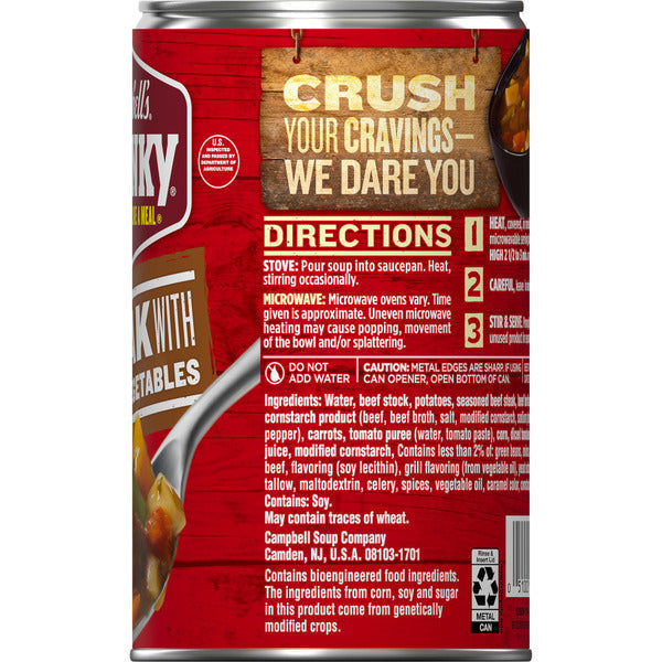 Campbell's Steak With Hearty Vegetables Soup