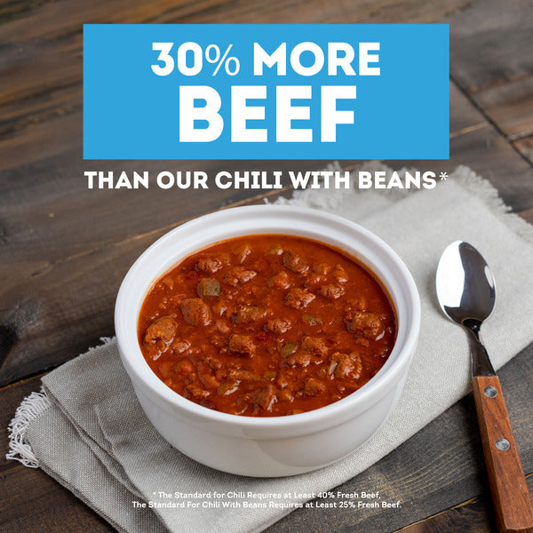 WENDY'S Chili No Beans, Canned Chili