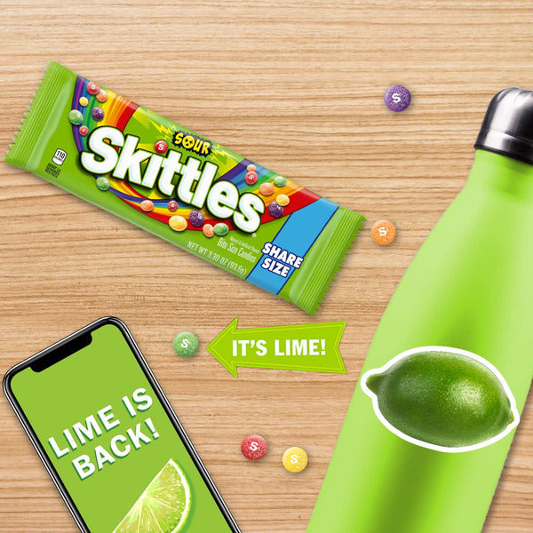 Skittles Sour Candy Share Size