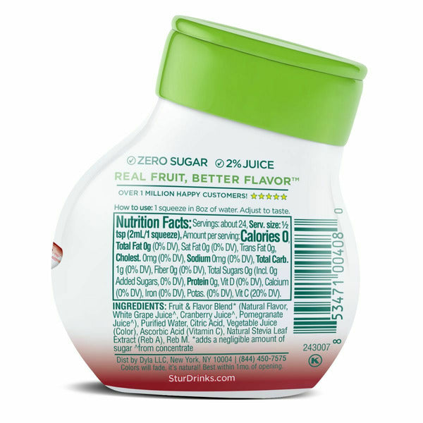 Stur Drinks Pomegranate Cranberry, Liquid Water Enhancer