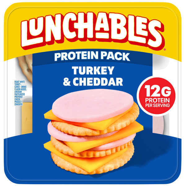 Lunchables Protein Pack Turkey & Cheddar Snack Kit