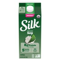 Silk Soy Milk, Unsweet Organic, Dairy Free, Gluten...
️