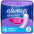 Always Discreet Pads Moderate Absorbency Regular Length