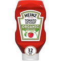 Heinz Organic Tomato Ketchup bottle on a white background