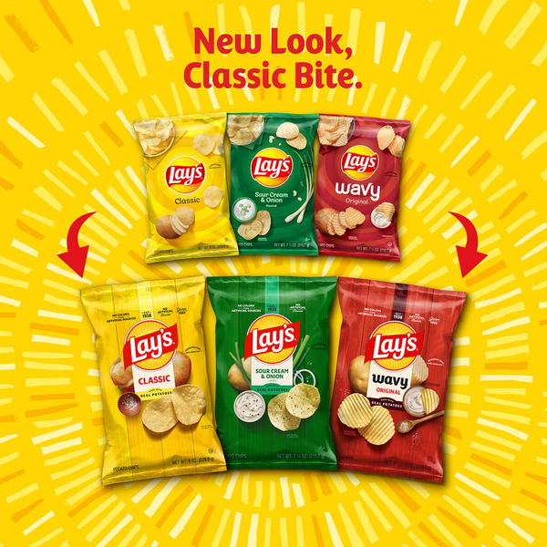 Lay's Potato Chips, Cheddar & Sour Cream Flavored