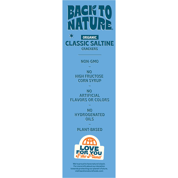 Back to Nature Organic Classic Saltine Crackers
