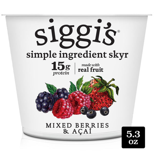 Siggi's Nonfat Acai & Mixed Berries Yogurt
