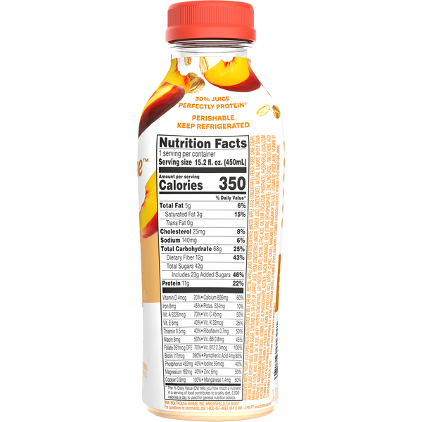 Bolthouse Farms Breakfast Smoothie, Peach Parfait