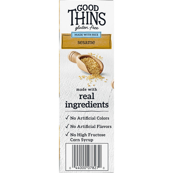 GOOD THINS Sesame Gluten Free Rice Snacks