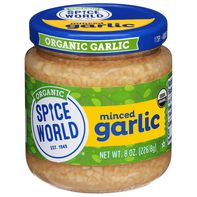 Spice World Garlic, Organic, Minced️