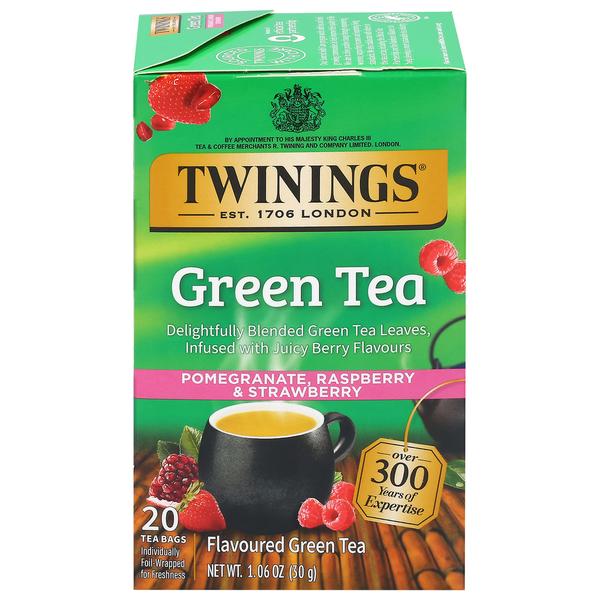 Twinings Pomegranate, Raspberry & Strawberry Green Tea