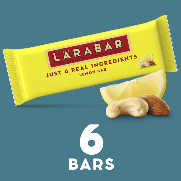 LÄRABAR Lemon Bar Fruit and Nut Bars