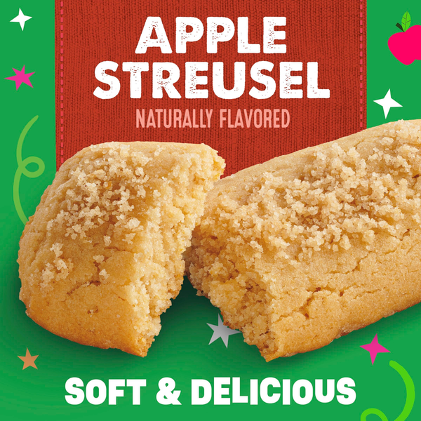 Mott’s Soft Baked Bars, Apple Streusel, Made with Applesauce, 6 Ct