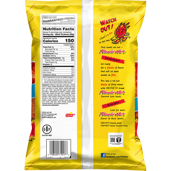 Chester's Corn Snacks Flamin' Hot Flavored