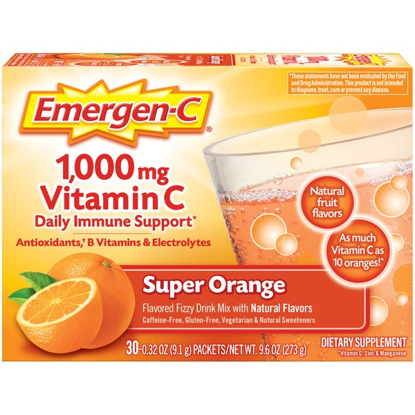 Emergen-C Super Orange Vitamin C Dietary Supplement Drink Mix