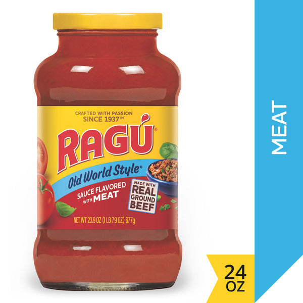 Ragu Old World Style Sauce Flavored with Meat, 24 oz