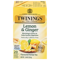 Twinings Tea Bags Lemon & Ginger Herbal Tea