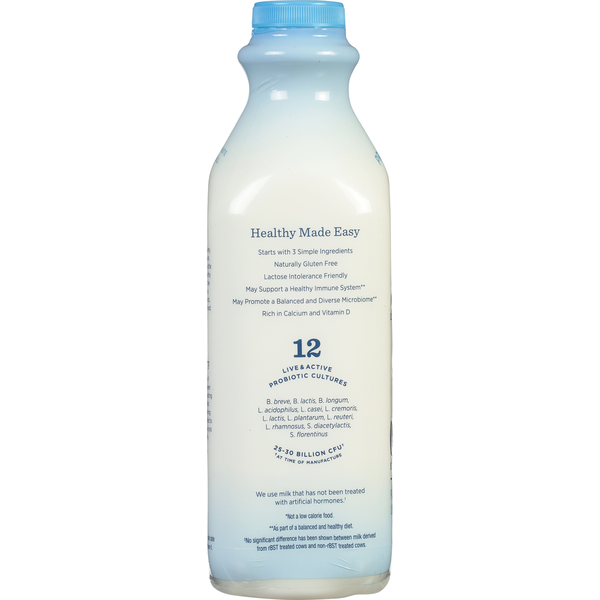 Lifeway Nonfat Kefir, Plain, Unsweetened