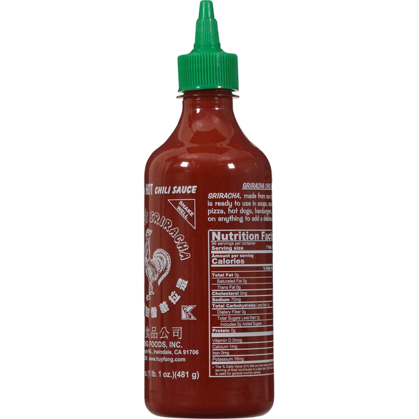 Huy Fong Foods Hot Chili Sauce